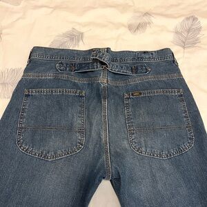 Lee Buckle back wide leg Jeans